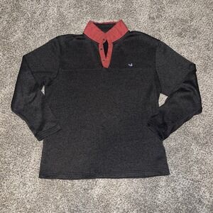 Southern Marsh Woodford Snap FieldTec Pullover - Gray, Red - Size L